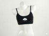 Comfort Fit Black Sports Bra – Stretchy Breathable Activewear Bra