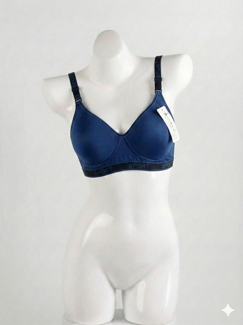 Premium Padded Blue Bra