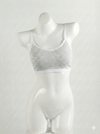 Comfort Fit Grey Sports Bra – Stretchy Breathable Activewear Bra