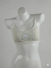 Comfort Fit White Sports Bra – Stretchy Breathable Activewear Bra