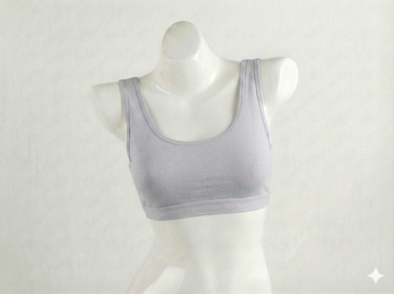 Comfort Fit blue Sports Bra – Stretchy Breathable Activewear Bra