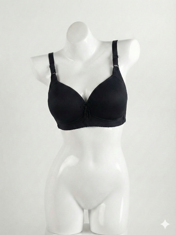Premium Padded Black Bra