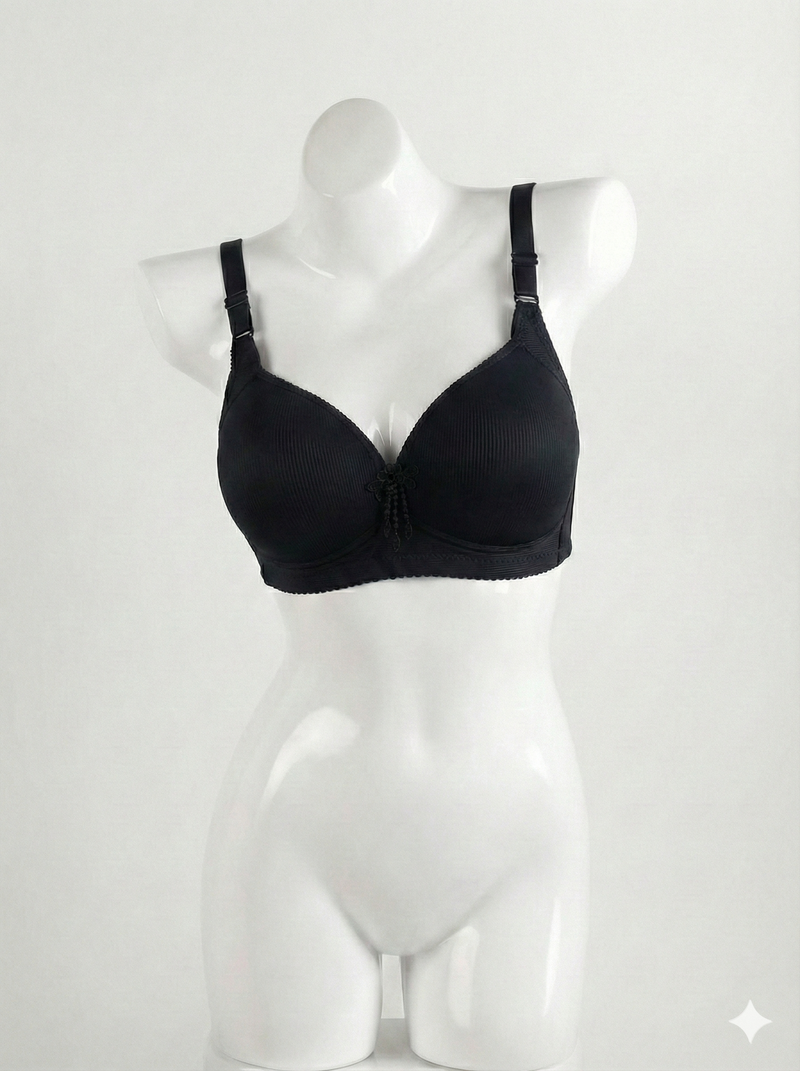 Premium Padded Black Bra