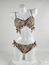 Vintage Floral Lingerie Set – Soft Bra with Matching Panty