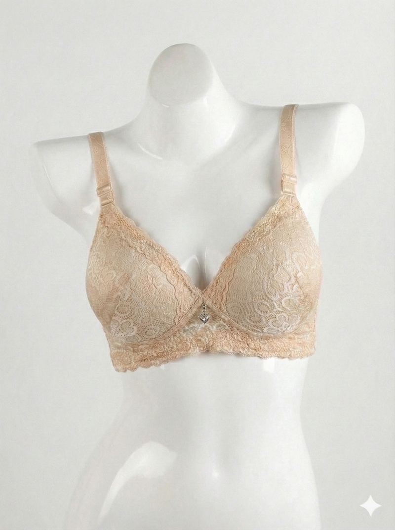 Women’s Skin Padded Bra – Soft Comfortable Everyday Push Up Bra