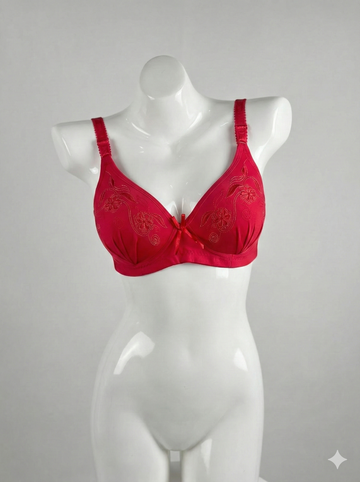 Premium Padded Red Bra