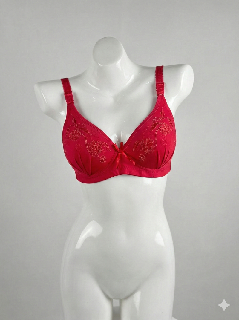 Premium Padded Red Bra
