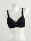 Women’s Black Padded Bra – Soft Comfortable Everyday Push Up Bra