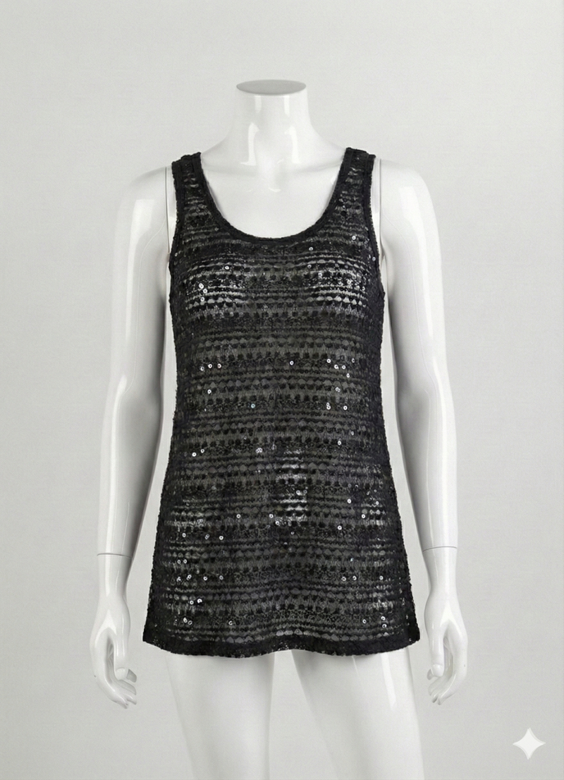 Women’s Black Net Shameez