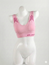 Comfort Fit Pink Sports Bra – Stretchy Breathable Activewear Bra