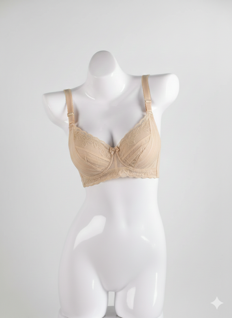 Women’s Skin Padded Bra – Soft Comfortable Everyday Push Up Bra
