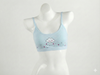 Comfort Fit Blue Sports Bra – Stretchy Breathable Activewear Bra