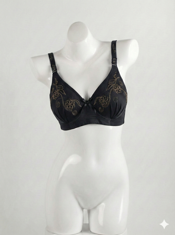Premium Padded Black Bra