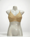 Cotton Pack of 3 Bras - Multi-Color Essential Set (Skin, Red, Black)