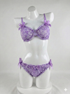 Vintage Floral Lingerie Set – Soft Bra with Matching Panty