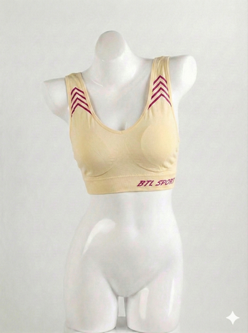 Comfort Fit Skin Sports Bra – Stretchy Breathable Activewear Bra
