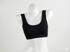 Comfort Fit Black Sports Bra – Stretchy Breathable Activewear Bra